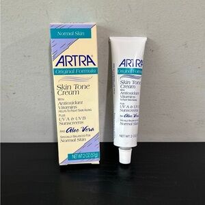 [ 1 Tube ] ARTRA Original Formula Skin Tone Cream for Normal Skin 2 Oz.
